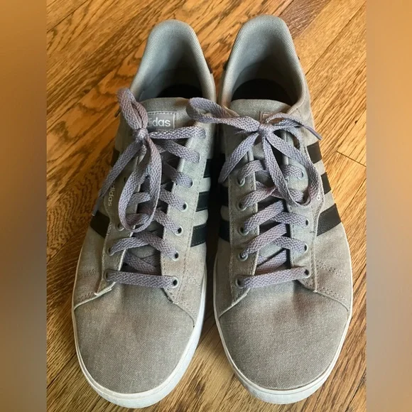 Adidas Daily 3.0 Sneakers Gray Black White 11 - Picture 3 of 5